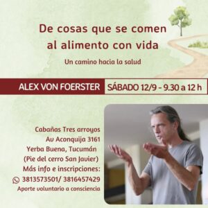 Taller sobre alimentación consciente y salud en Tucumán.